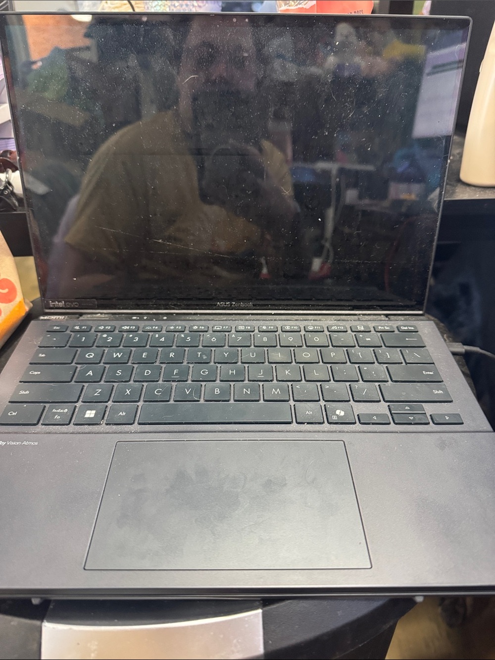 ASUS Laptop in Matte Black with Large Touchpad